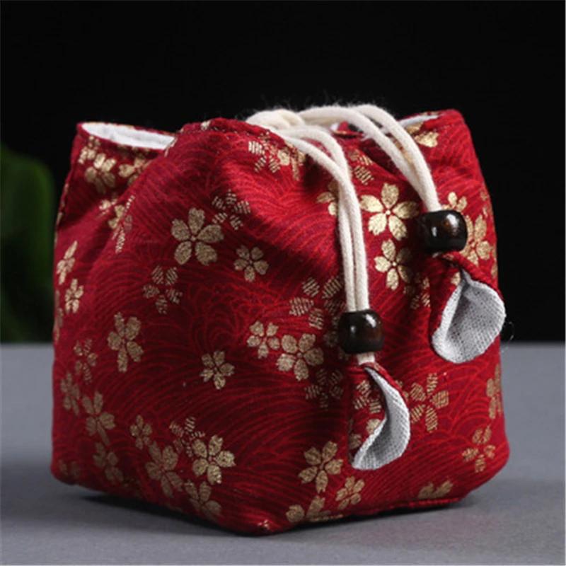 Сумка для хранения Чайная чашка и чайник упаковочный мешок тканевый карман для связки аксессуары для чайной церемонии тканевый чехол для чашки переносной дорожный чайный набор 4284₽