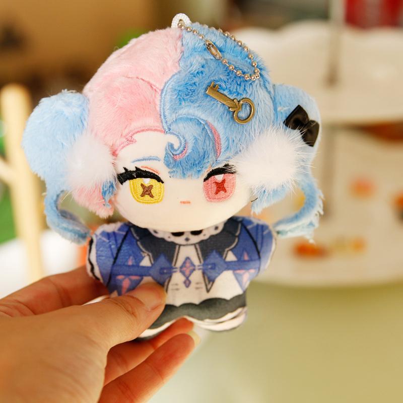 10cm Kawaii Wuthering Waves Plush Toy Game Peripheral Figure Anke, Rococo Dolls Cute Body Squeaking Plush Pendant Birthday Gifts