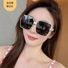 High-definition polarized glasses TR Large-frame sunglasses for women, UV protection, slimming effect for round faces, suitable for driving, high-end