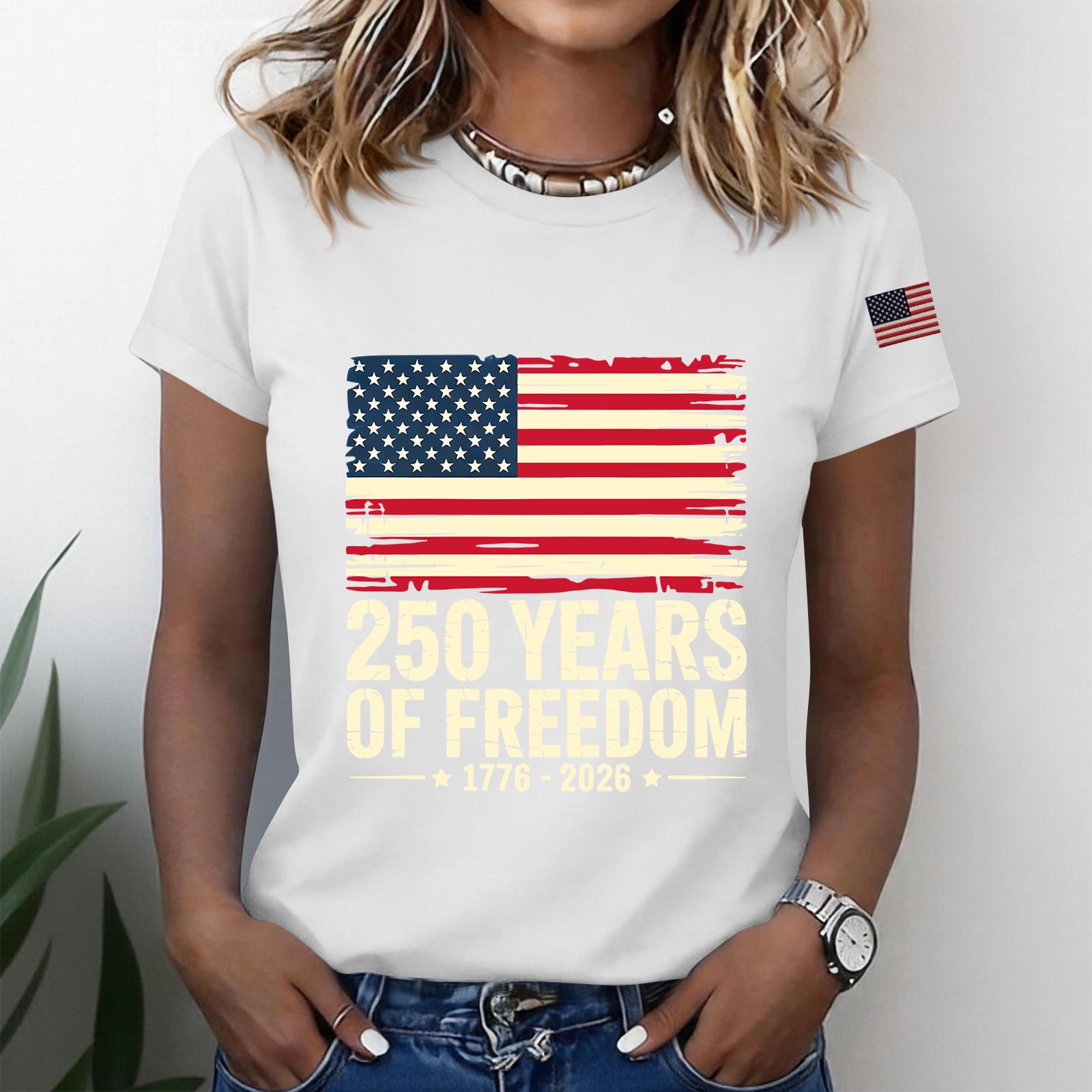 

Women s Fashion Casual Printed Short Sleeve Round Neck Pullover Tops XL білий
