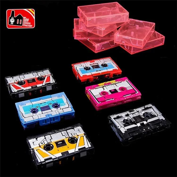 KBB G1 Transformation Robot Soundwave Six Magnetic Tape Troop THF-01P6 Rumble Laserbeak Buzzsaw Anime Action Figure Model Perfect Toys