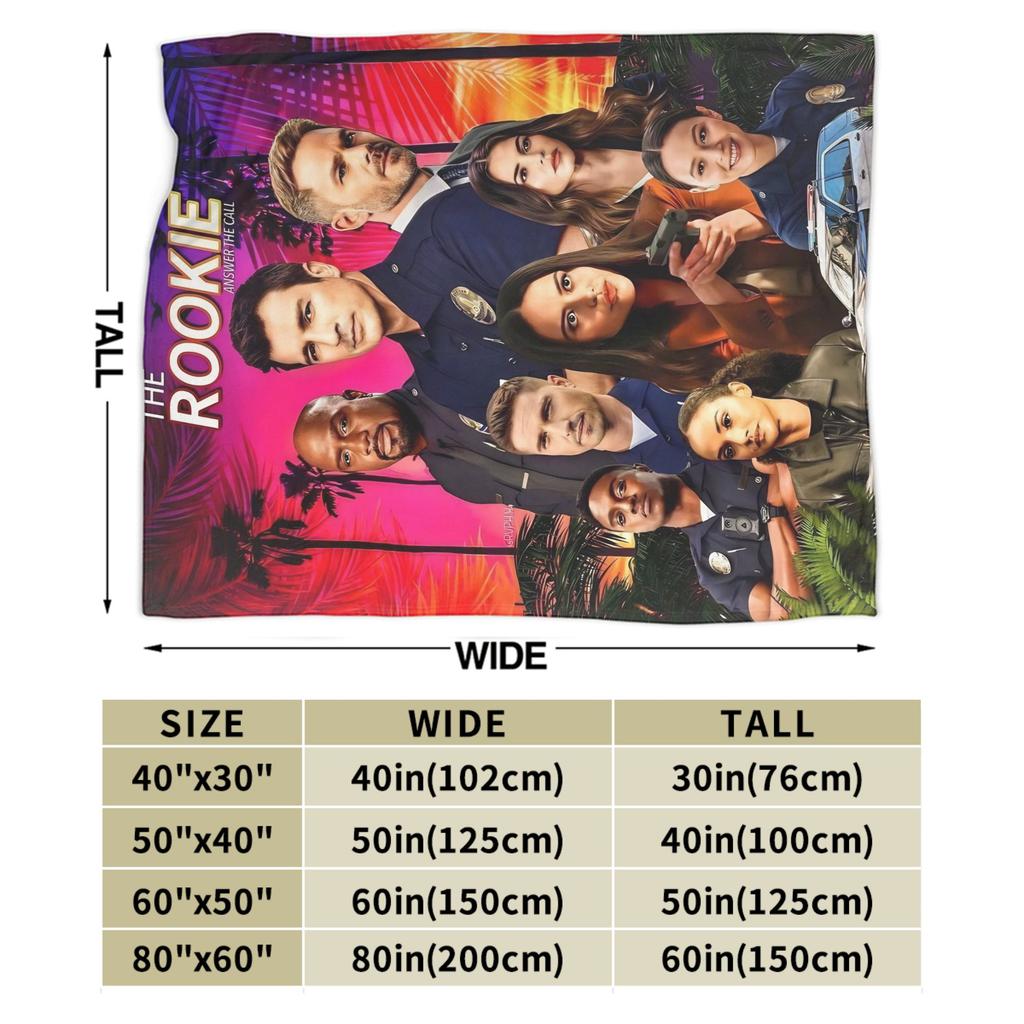 Super Warm Blankets Travel The Rookie Micro Throw Blanket Flannel Bedspread For Couch Bed Street Trend Sofa Bed Cover