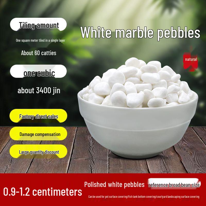 Courtyard Five-Color Pebble Paving: Natural Small Stones for Garden Landscaping