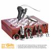 Red Wine Bottle Opener Set Zinc Alloy Rabbit Head Bottle Opener Chess Board Pattern Gift Box Set Bottle Opener Set Holiday Gift