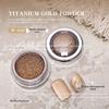 High-Gloss Titanium Gold Mirror Nail Art Powder - Ocean Star Glitter