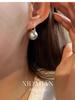 French High-End Australian South Sea Pearl Ear Cuffs: Luxury Women's Niche Design Socialite Earrings.