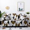 String Printed Couch Covers For Family Space Elastic Stretch Slipcover Sectional Corner Couch Protective Covers 1 /2 /3 /4 -Seater