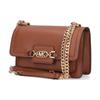 Michael Kors MK Heather Serie Klassische Kette Commuter Mode Klappe Leder Mini Umhängetasche Damen Taschen Khaki 32S2G7HC0L-230