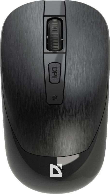 Mysz bezprzewodowa Defender WAVE MM-995 optyczna bezklikowa silent 1600dpi czarna