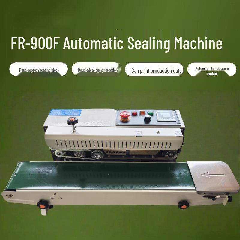 Automatic Continuous Sealing Machine for Aluminum Foil & Plastic Film Bags - Ideal for Packaging Tea & Masks