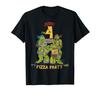 Teenage Mutant Ninja Turtles I'm 4 Dude Pizza Birthday Party T-Shirt