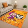 New Cartoon M-Masha And B-Bear Christmas Gift Living Room Non-Slip Area Rug Carpet For Bedroom Playroom Sofa,Home Decor Doormat