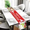 Christmas Table Runner Merry Christmas Decoration For Home Xmas Gifts Navidad Noel New Year 2024 Natal Tablecloth 180*35cm