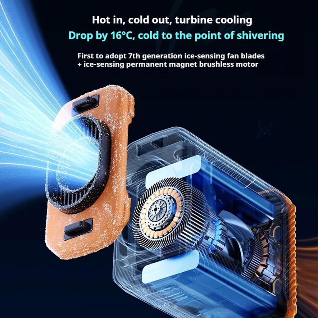 Portable Waist Clip Fan – Hands Free Fan With Adjustable Wind, Rechargeable Wearable Conditioner For Summer Outdoor Work