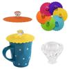 Cup Lids Lids Colorful Diamond Handle Kitchen Supplies