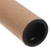 10 Peças Tubo de Envio de Papel Kraft Marrom Suporte para Cartaz Tubos de Papelão Para Embalagem Obras de Arte Gráficos Mapas Desenho Armazenamento