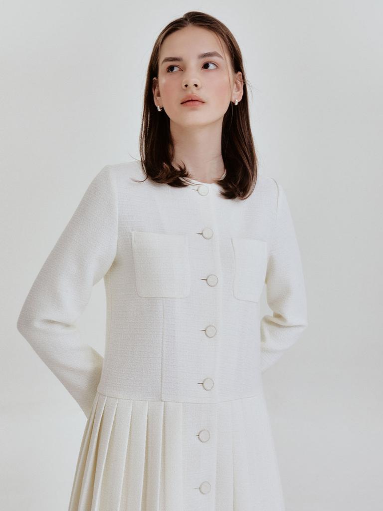 Liel Lory Tweed Mini Ops (Ivory)