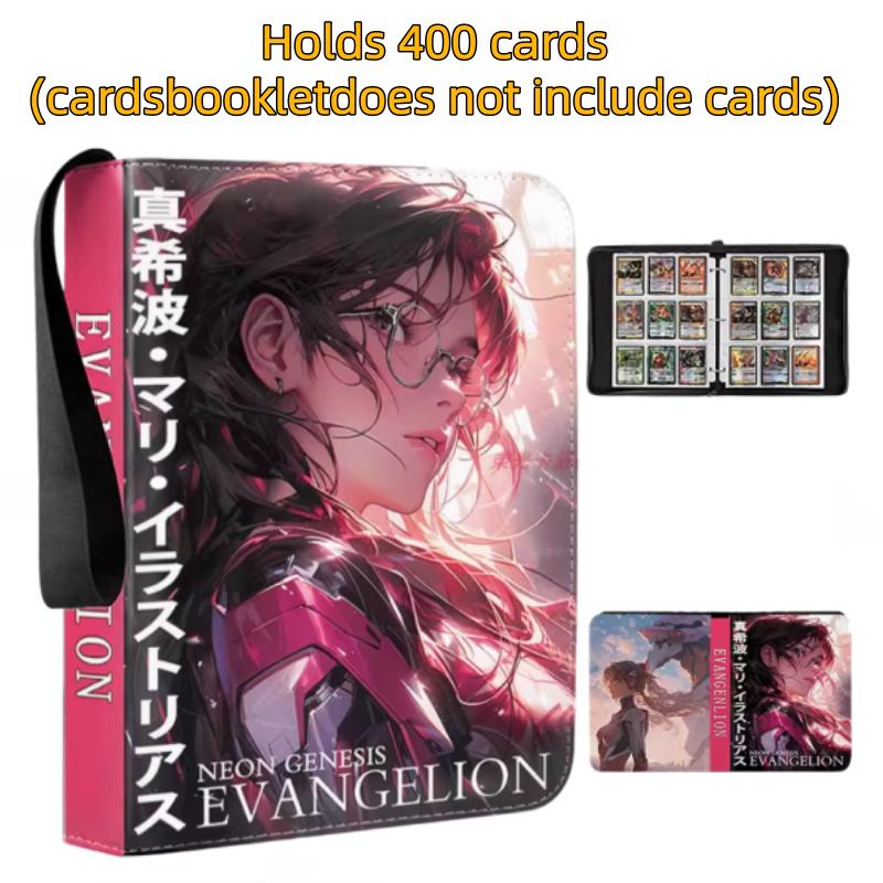 400pcs/900pcs EVA Card Neon Genesis Evangelion Card Album Book Folder Anime Collections Zipper Cards Binder Holder Toy Gift