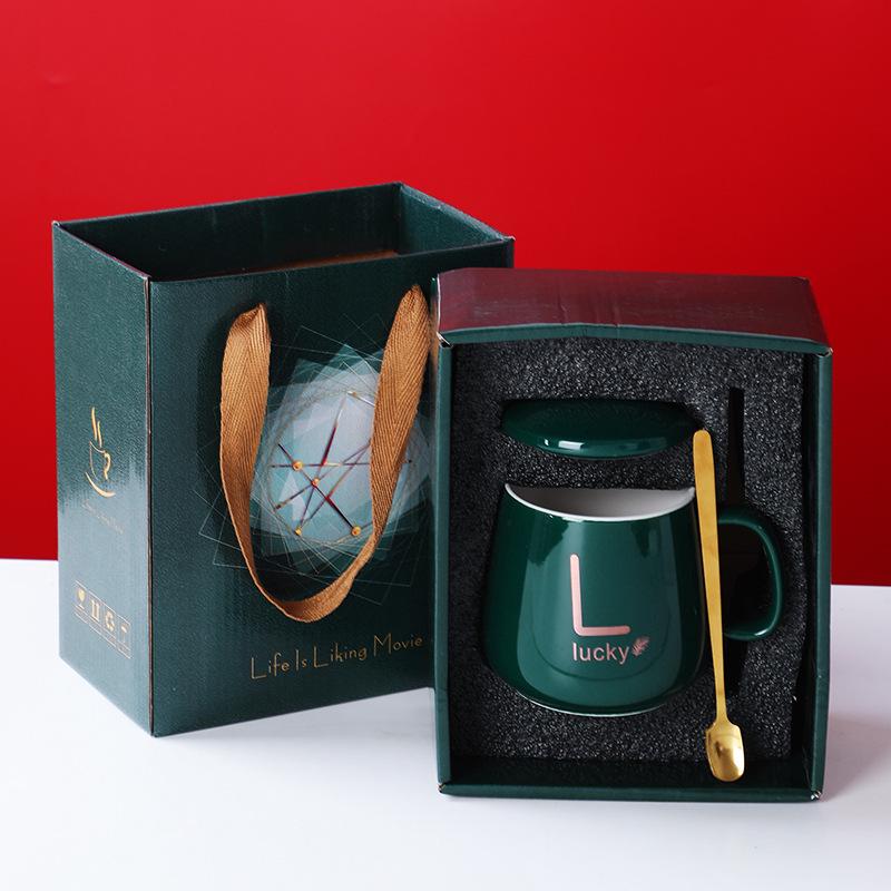 55° Constant Temperature Ceramic Mug Gift Set - Opening Event Custom Souvenir Cup