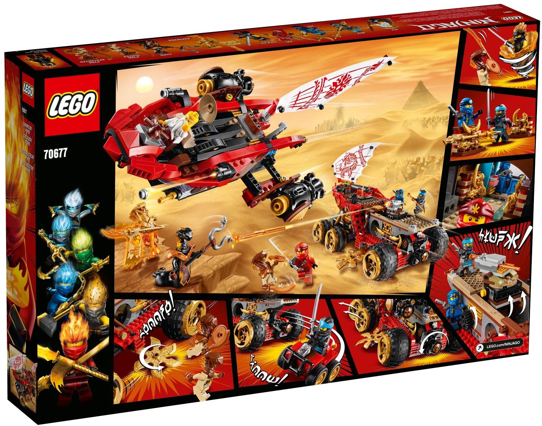 

LEGO Ninjago Наземний корабель Баунті 70677 Блокова іграшка для хлопчиків
