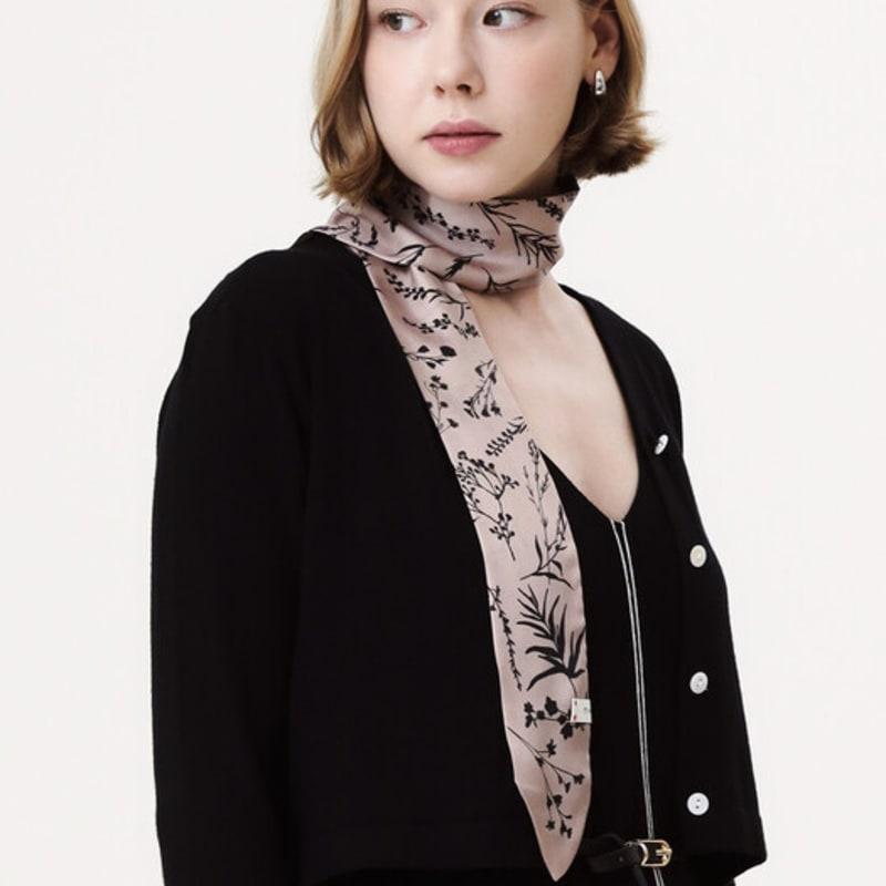 

ONSZ Pink Botanical Twilly Scarf PINK