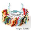 Multicolor Tassel Woven Bracelet: Handmade Braided Rope with Adjustable Knot for Couples