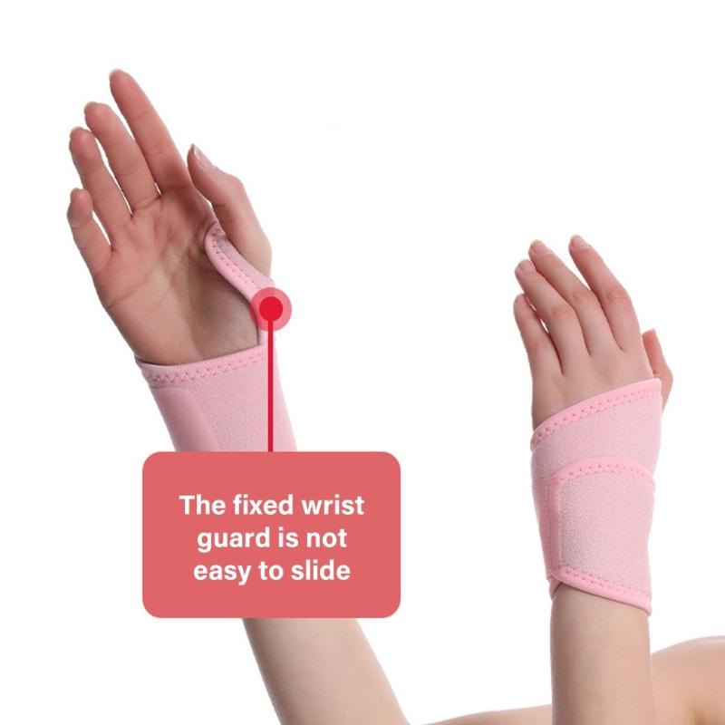 Wrist Support Brace Thumb Support Elastic Wrist Brace Adjustable Wrist Compression Wrap for Fitness Badminton Basketball