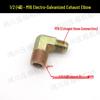 Complete Oil-Free Air Compressor Accessory Set: Right Angle Copper Pipe Connector Plug