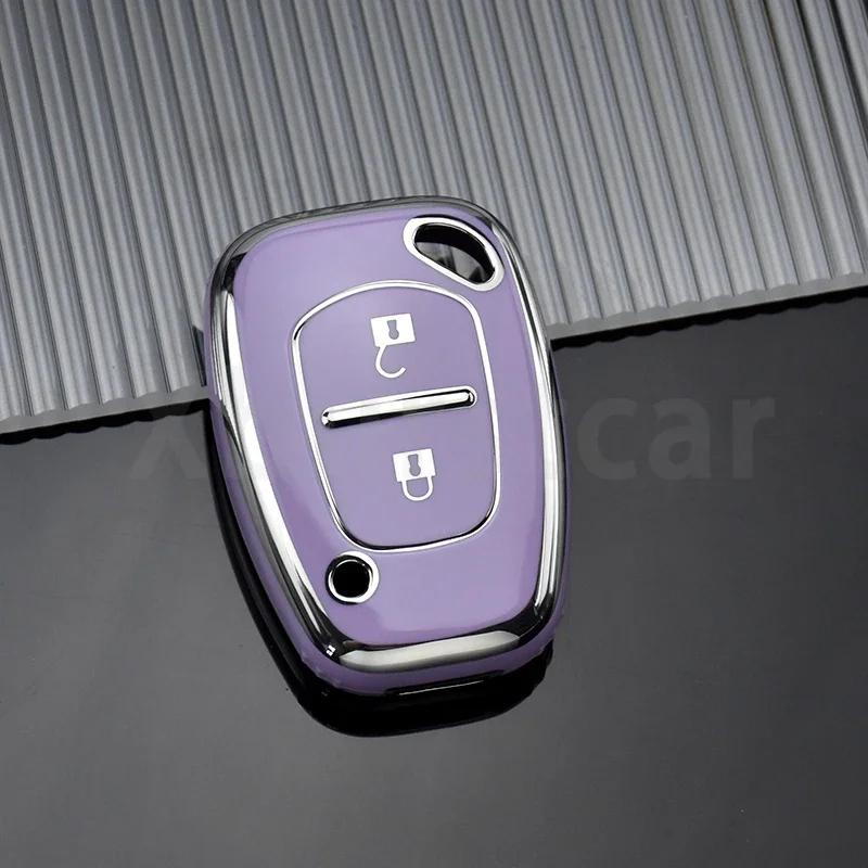 2 Buttons Fashion TPU Car Key Case Cover Shell Protector For Vauxhall Opel Vivaro For Renault Movano Trafic Kangoo Accessories