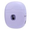 (Light Purple) Electric Nail Clipper 2 Speed Auto Trimmer LED Light for Home White