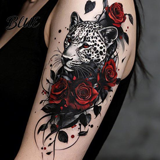 Quick Dry Temporary Tattoos 5 Sheets Tattoo Stickers Skin-Friendly for Adults And Kids