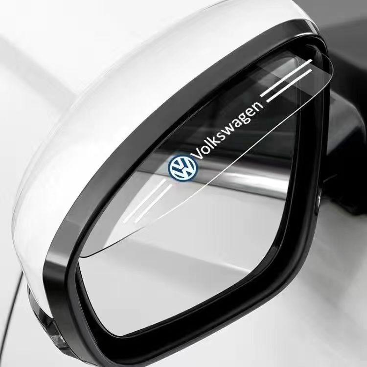 2PCS PVC Car Rearview Mirror Rain Eyebrow Visor Protector Cover For VW Volkswagen Golf Beetle Jetta Passat Polo CC B5 MK5SZ6
