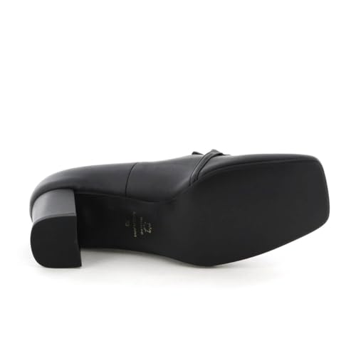 HIMIKO / Himiko / Chain Motif Heel Loafers / 641324 Black 240