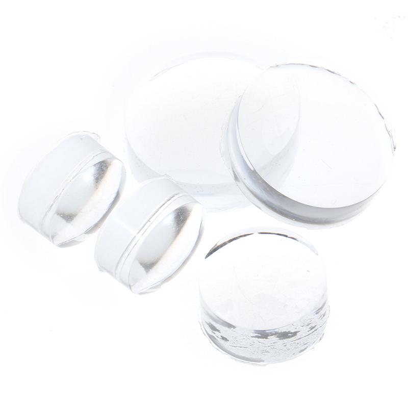 5Pcs Nail Seal Stamp Template Replacement Transfer Stamper Silicone Refill Head