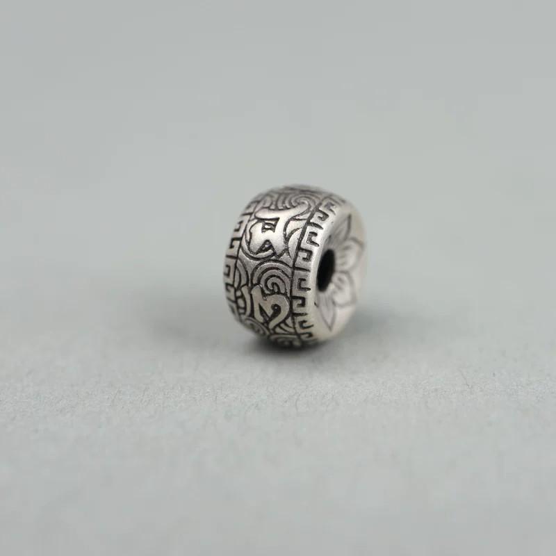 Tibetan Retro Six-Character Mantra Spacer Beads for DIY Cord Bracelets DIY Jewelry Set шаньвэй
