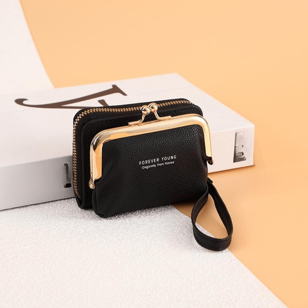 Neue Clip-Tasche, Münzbeutel, Damen-Geldbörse, kurze Multi-Karten-Kartenhülle, vielseitige Hand-Münztasche.