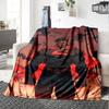 1pc Superman Black Suit Flannel Blanket Soft Warm Throw for Home, Office, Travel, All-Season Cozy Bedding GiftL1100