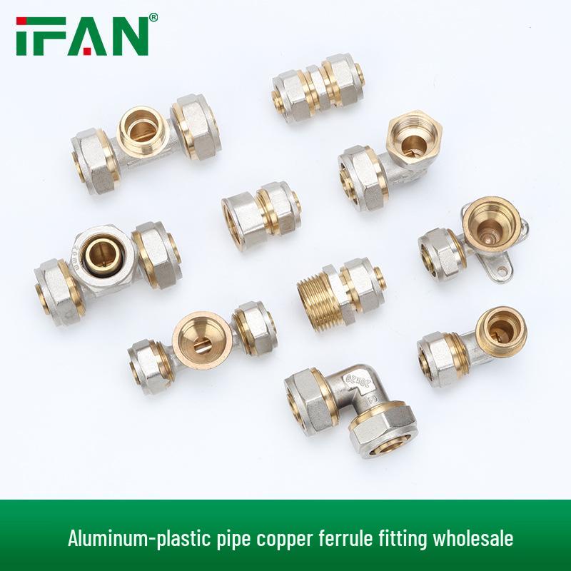 Copper Union Fitting for 1/2" & 3/4" PEX-AL-PEX Pipe - Underfloor Heating Accessory