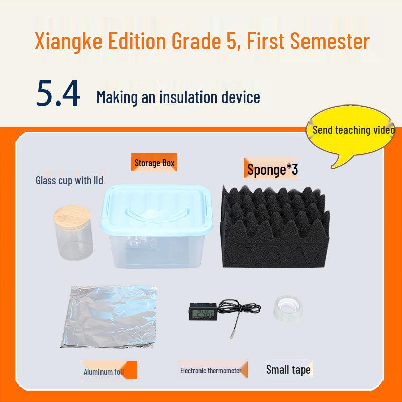 Fifth Grade Science Experiment Kit: First Semester Heat Preservation Device