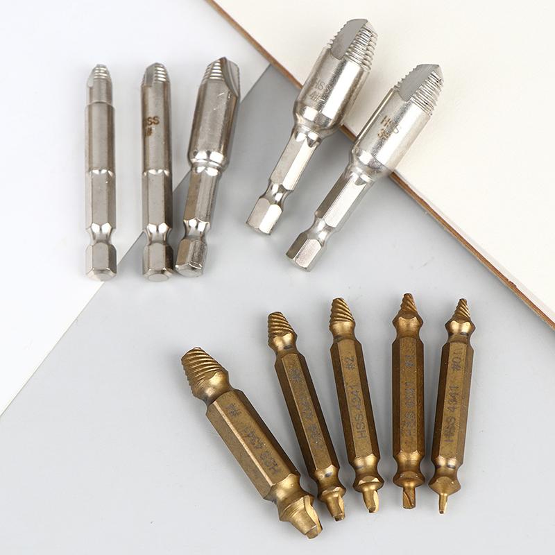 4/5 Stück Mehrzahn-Extraktorbohrer Gebrochener Beschädigter Schraubenextraktor Bohrer Speed Out Bolzenextraktor Bolzenbolzenentferner Werkzeuge