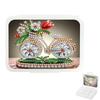 Diamond Art Pill Box Mini Travel Portable Storage Box Rectangular Medicine Box Diamond Painting DIY Blingbling Pill Case Pastill