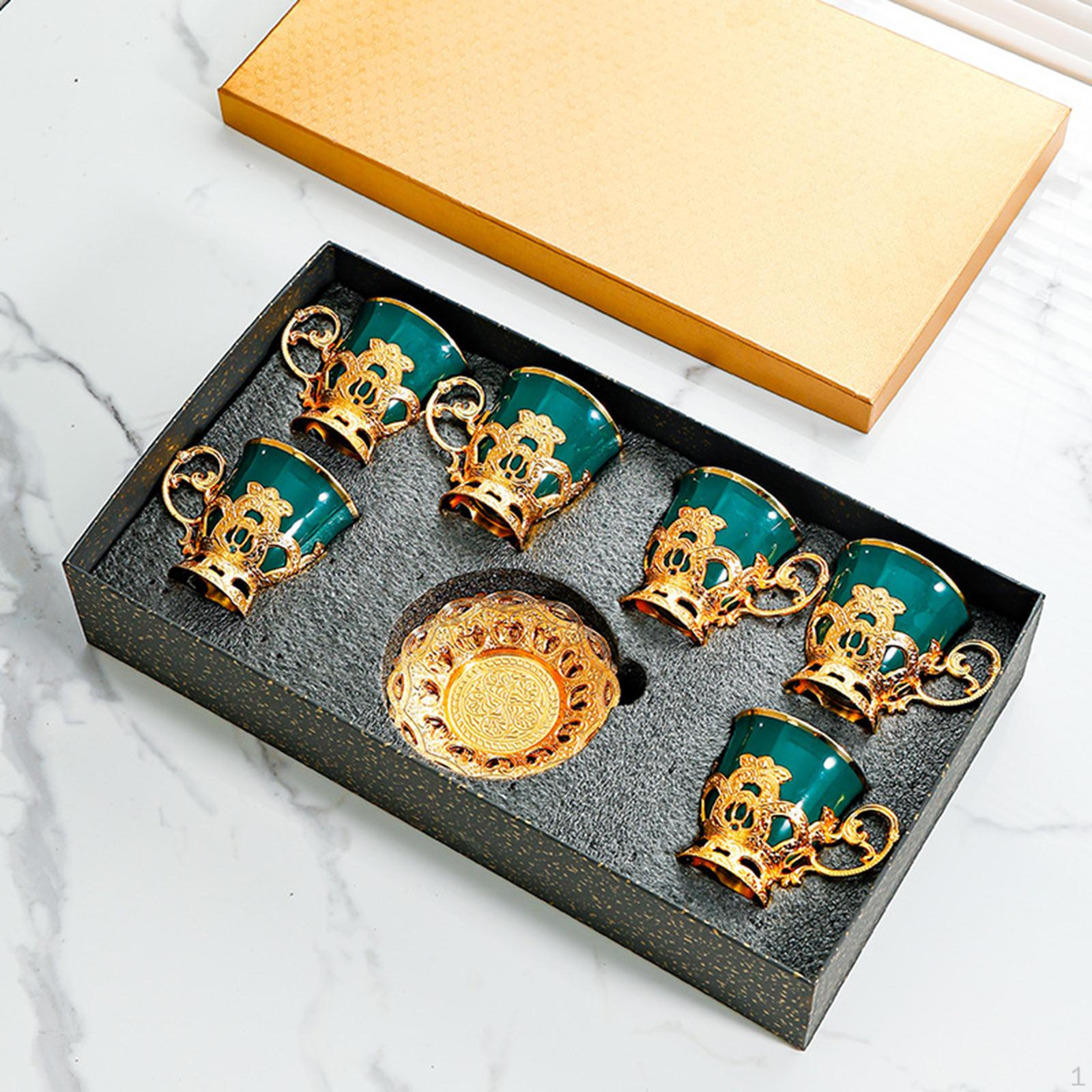 

6 чашок для кави з блюдцем, чашки, набір чашок для чаю, еспресо