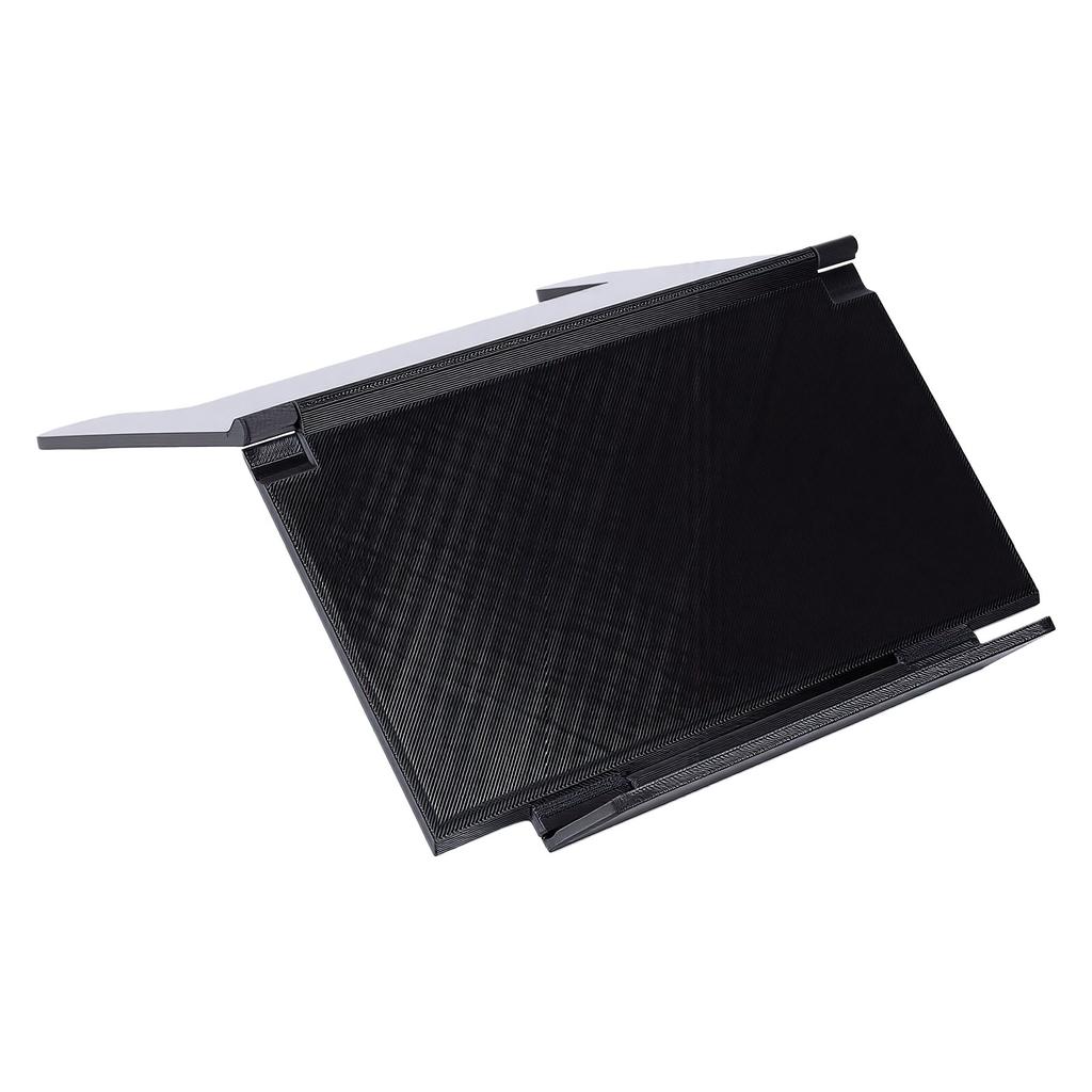 Mahjong Card Holder for Table Foldable 3D Printed Space Saving American Mahjong Under Mat Slide in Stand Black