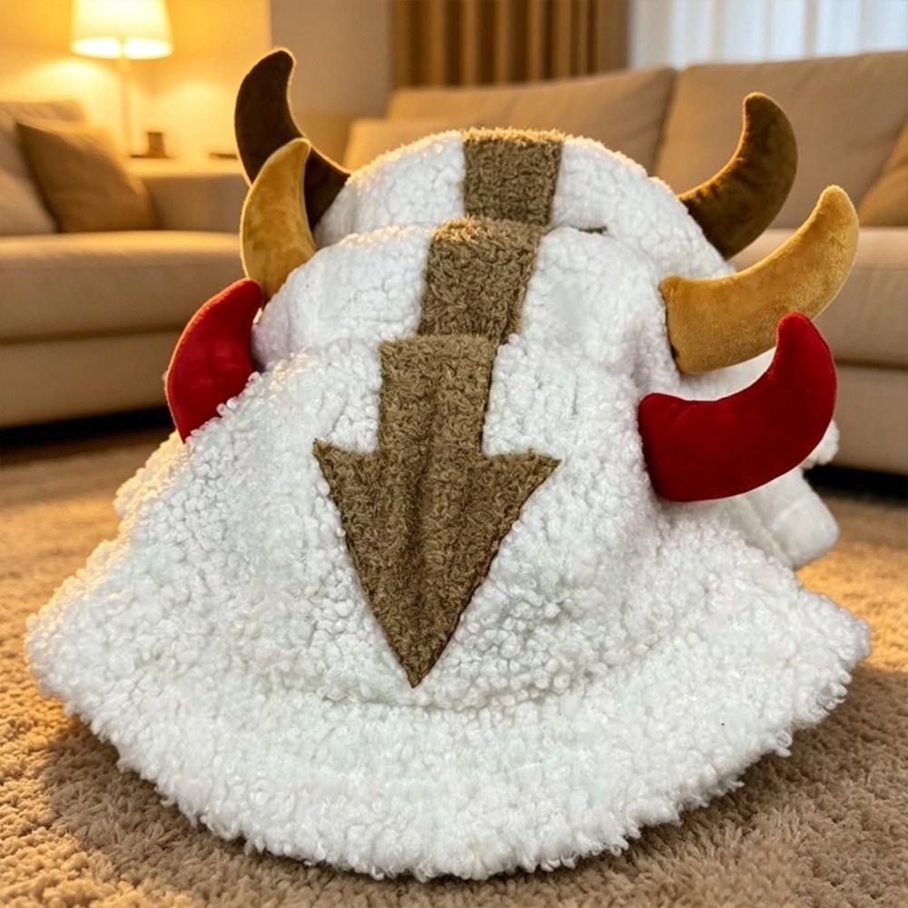 Windproof Fisherman Hat Thickened Plush Winter Warm Hat Warm Bucket Hat Winter