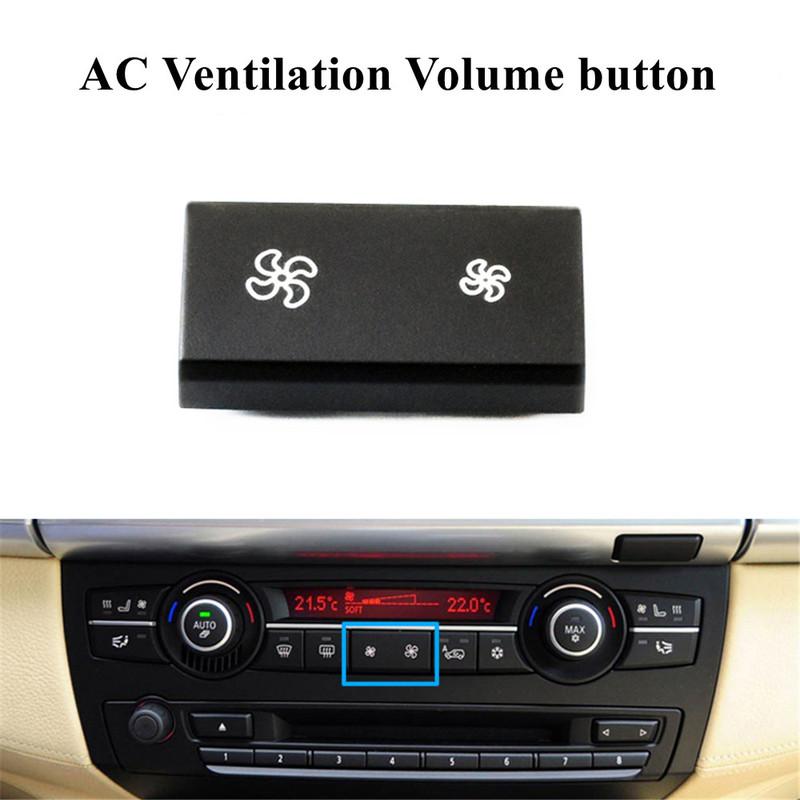 Dashboard Ac Vent Grille Slider Rear Trunk Switch Start Stop Button Venlitation Ac Buttons Ignition Caps For BMW X5 X6 E70 E71