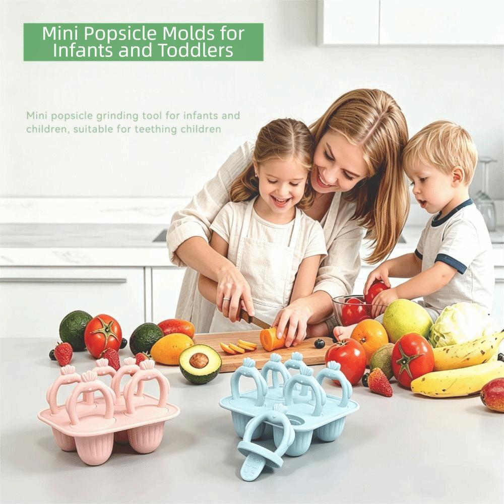 BPA-Free Silicone Popsicle Mold DIY Baby Food Storage Container  DIY Ice Cream
