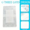 20/50pcs Waterproof Transparent Film Dressing, Self-Adhesive PVC Gauze Bandages with Padding, Ideal for Showering & Water Sports