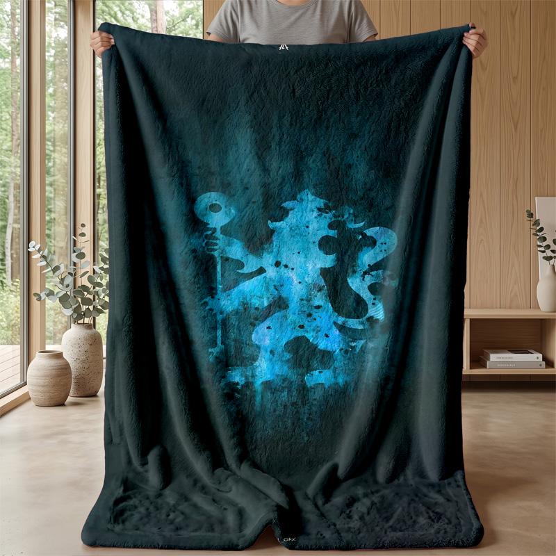 Chelsea FC Theme blanket Soft Flannel Fleece Blanket Warm Lightweight Throw Blanket for Home Sofa Bed