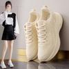 ins Korean version of flying woven shoes spring new student sports shoes breathable fitness running casual street shot K2512