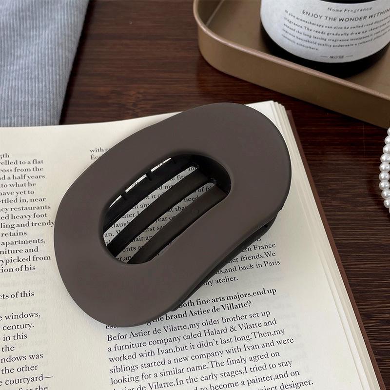 High-End Curved Hair Clip for Half-Up Style - New 2026 Large Claw Duckbill Hairpin Bun Accessory